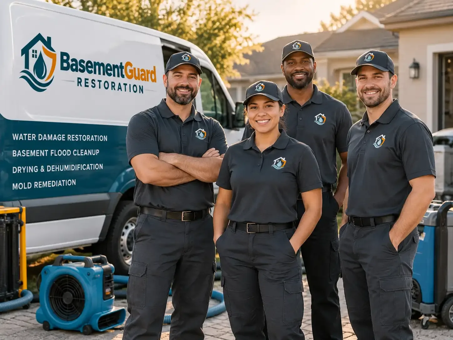 Basement Water Damage Restoration company in Dows, IA